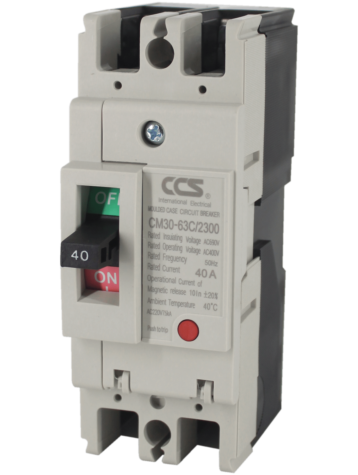 เซอร์กิตเบรกเกอร์ 40 แอมป์ 3 โพล CCS รุ่น CM30-63CW 40A_0